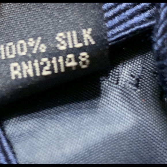 TOMMY HILFIGER Black Silk Striped Repp Tie - Picture 8 of 10